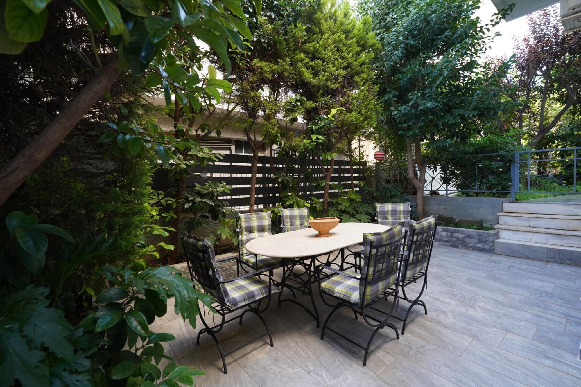 Garden Apartment Next To The Mall -Private Parking Atene Esterno foto