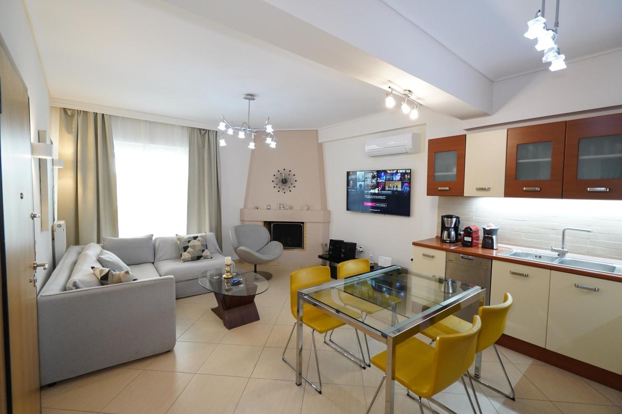 Garden Apartment Next To The Mall -Private Parking Atene Esterno foto